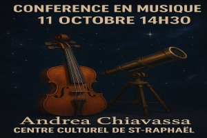 Conférence du 11 Octobre 2025 - Harmonie de l’espace et du temps - Médiathèque de Saint-Raphaël